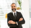 Portret of bearded handsome businessman Portret of bearded handsome businessman in office